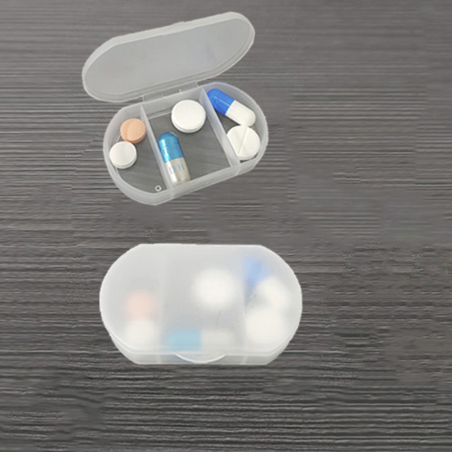 PASTILLERO DE PLÁSTCO CON TRES COMPARTIMENTOS F0325