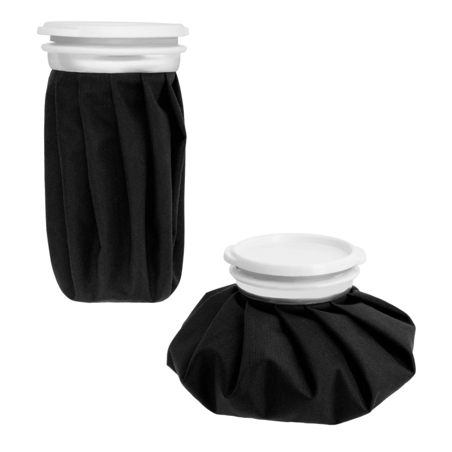 BOLSA DE POLIÉSTER SELLADA PARA HIELOS O AGUA CON TAPA ENROSCABLE DE PLÁSTICO F0348