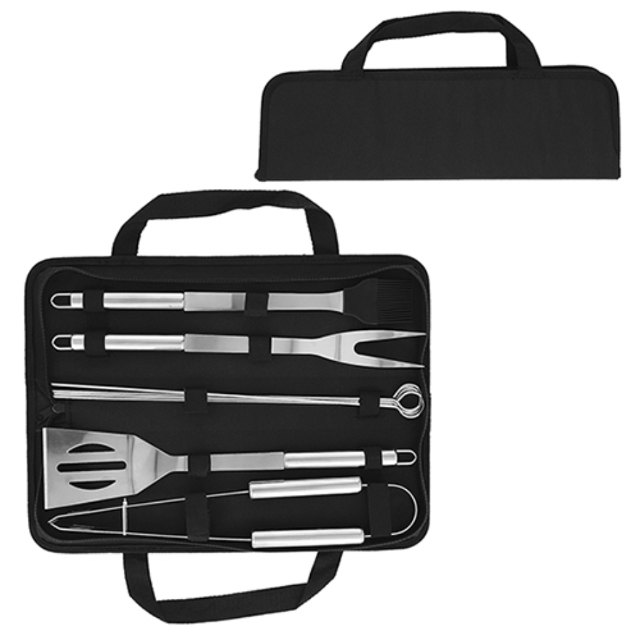 SET DE BQQ EN ESTUCHE DE POLIÉSTER F0456