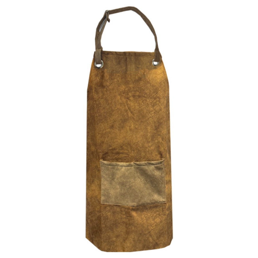DELANTAL DE CURPIEL CON DOS BOLSAS FRONTALES  F0506