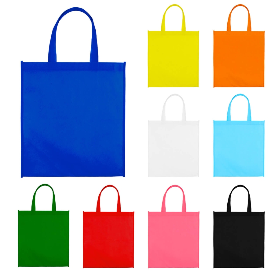 BOLA ECOLÓGICA DE NON WOVEN COSIDA 70 GR/M2, CON ASAS DE 18,5. F038